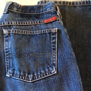 Lucky brand dungaree jeans. P799